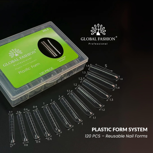 Dual Nail Forms 120pcs – Clear Extension Forms | Coffin Nail Extension Tips Gel Forms Kit | اطراف اظافر
Dual Nail Forms 120pcs – Clear Extension Forms | Coffin Dual Nail Forms Reusable Extensions | اظافر صناعية