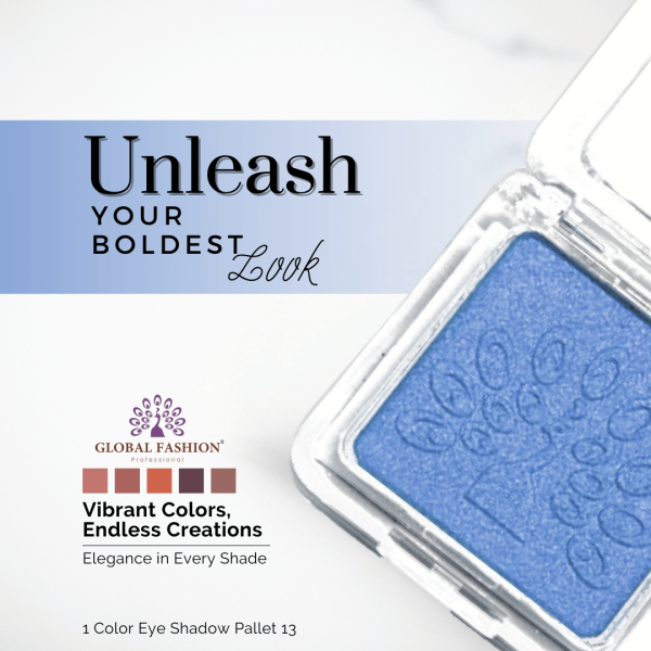 Global Fashion single eyeshadow preview matte shimmer finish ظلال عيون