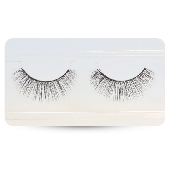 2 pcs wispy mink false eyelashes cat eye fox eye رموش صناعية طبيعية