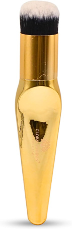 Rose Gold Foundation, Concealer, Powder, Blush and Eyeshadow Brush Close Up - High Density Synthetic Vegan Bristles | فرش مكياج احترافية شعيرات ناعمة