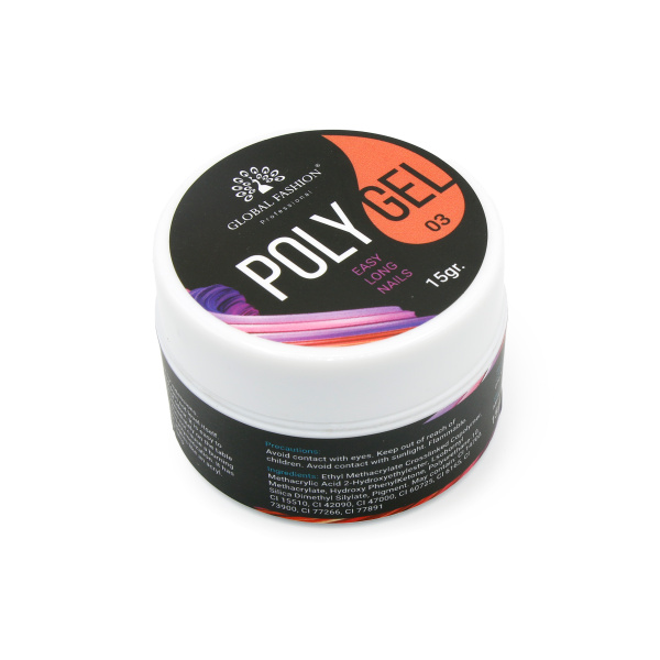 Global Fashion Polygel 15g | Poly UV Nail Extension Gel
جلوبال فاشن بولي جل 15 جرام | جل يو في لتمديد الأظافر
