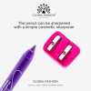 Matte gel eyeliner close up ultra fine tip colored shades ايلاينر ملون لقطة مقربة