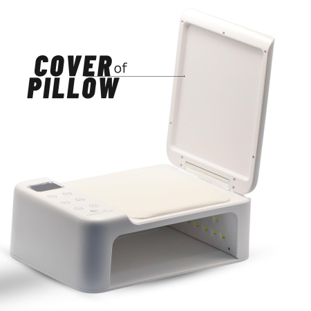 63W UV/LED Nail Lamp with Hand Pillow – Auto Sensor, Sun Z22 | White uv led nail lamp 63w with cushion hand rest manicure tool جهاز اظافر احترافي