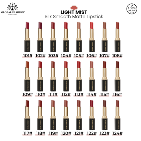 Global Fashion Long-Lasting Matte Lipstick (101, 3.5 g) matte lipstick shade 101 smooth finish long wear 3.5g