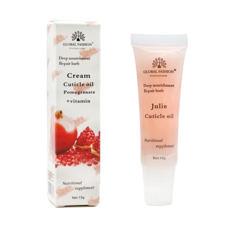 Moisturizing cuticle cream, 15 g, Pomegranate