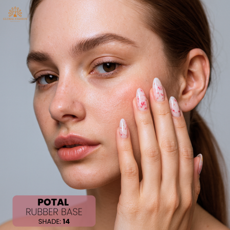 Close-up Rubber Base Potal 8ml 14 – Gold Foil Flakes
