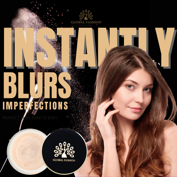 Loose powder preview matte setting finish بودرة تثبيت مطفية