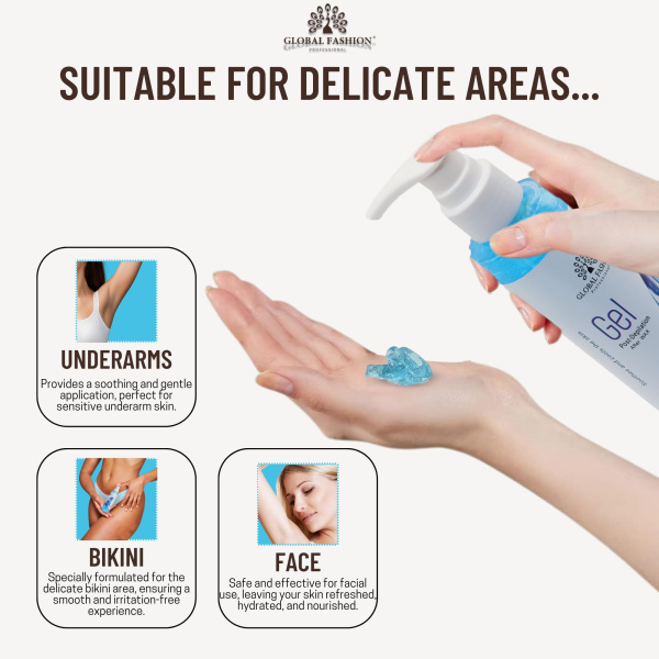 Global Fashion Pre & Post Wax Kit – Aloe Vera Lotion & Soothing Gel Set Pre Post Waxing Treatment Set Aloe Vera | مجموعة الشمع
Global Fashion Pre & Post Wax Kit – Aloe Vera Lotion & Soothing Gel Set Waxing Skin Care Kit Soothing Gel | جل بعد الشمع