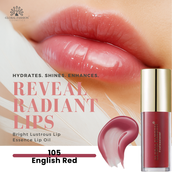 Global Fashion lip oil gloss high shine hydrating tinted finish ليب اويل لامع