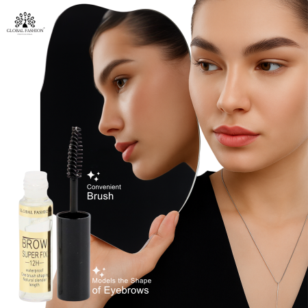 Clear eyebrow gel close up no white cast strong hold جل تثبيت الحواجب لقطة مقربة