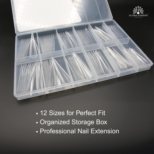 Full Cover Gel Tips 120pcs – Clear Nail Extensions | Stiletto Nail Extension Tips Gel Forms Kit | اطراف اظافر
Full Cover Gel Tips 120pcs – Clear Nail Extensions | Stiletto Dual Nail Forms Reusable Extensions | اظافر صناعية