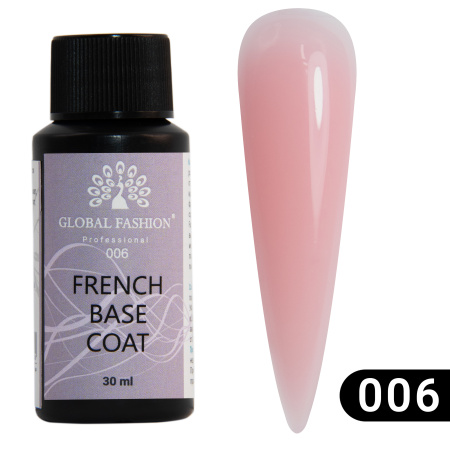 Rubber base for gel polish french 06, Global Fashion 30 ml