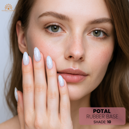 Close-up Rubber Base Potal 8ml 10 – Gold Foil Flakes
