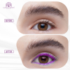 Colored gel eyeliner close up ultra fine tip no tug glide ايلاينر ملون لقطة مقربة