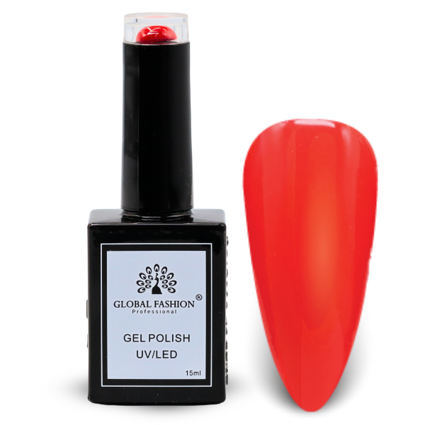 Red Rendezvous Nail Polish 15ml UV LED | 3-Red Riding Hood 1p Red Gel Nail Polish Bottle 15ml - UV LED Soak Off Nail Color UAE GCC | طلاء أظافر جل أحمر