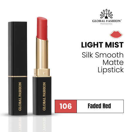 Global Fashion Long-Lasting Matte Lipstick (106, 3.5 g) matte lipstick shade 106 smooth finish long wear 3.5g