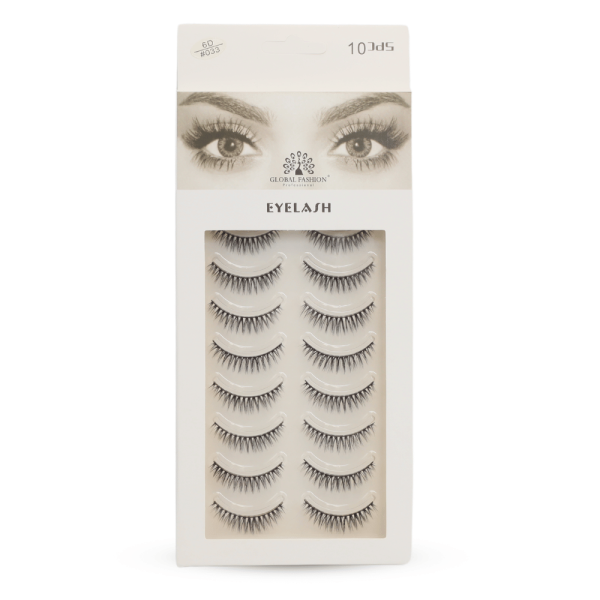 6D wispy mink false eyelashes fluffy cat eye fox eye رموش صناعية 6D