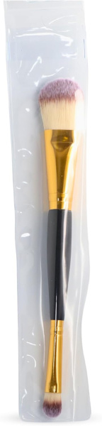 GLOBAL FASHION Rose Gold Professional Makeup Brush with Ultra Soft Vegan Bristles for Foundation, Concealer, Powder and Blush | فرشاة مكياج روز جولد احترافية