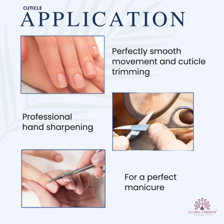 Global Fashion Manicure Scissors | Detailed Professional Nail Scissors Straight & Curved
مقص مانيكير جلوبال فاشن | مقص أظافر احترافي مستقيم ومنحني بالتفصيل
