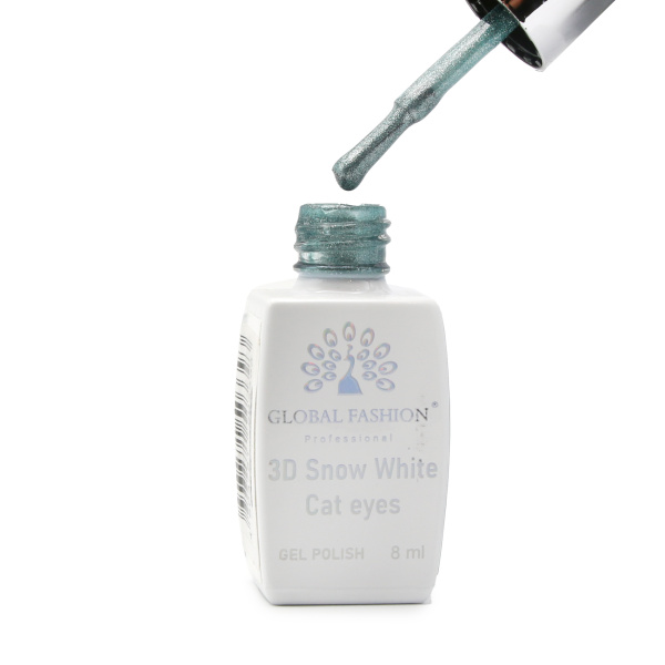 Global Fashion Cat Eye 3D Gel Polish Snow White Collection - 23 Magnetic Shades
