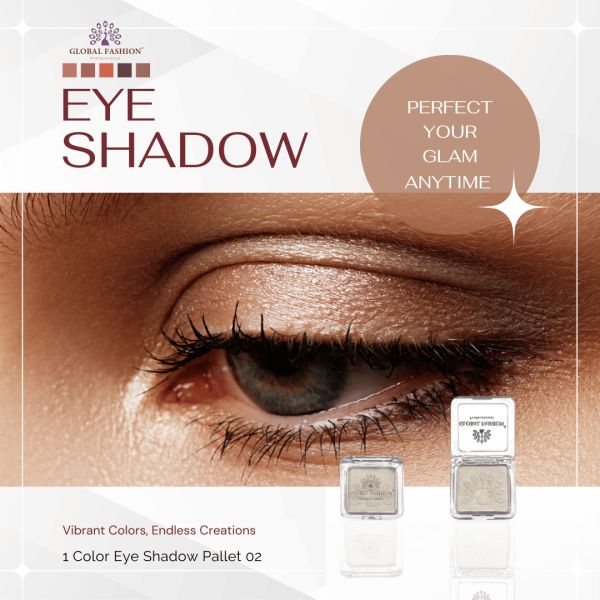 Global Fashion single eyeshadow preview matte shimmer finish ظلال عيون