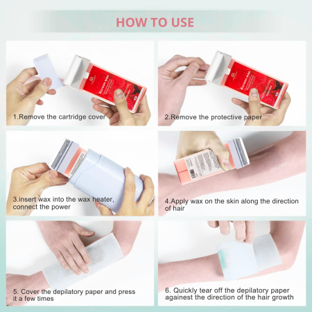 Roll-On Wax Cartridge 100ml – Hair Removal | Rose Wax Cartridge Close View Hair Removal | شمع رول
Roll-On Wax Cartridge 100ml – Hair Removal | Rose Paraffin Wax Detailed View Skin Care | شمع بارافين