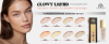 Global Fashion foundation close up radiant glow lightweight finish كريم اساس لقطة مقربة بلمعة طبيعية