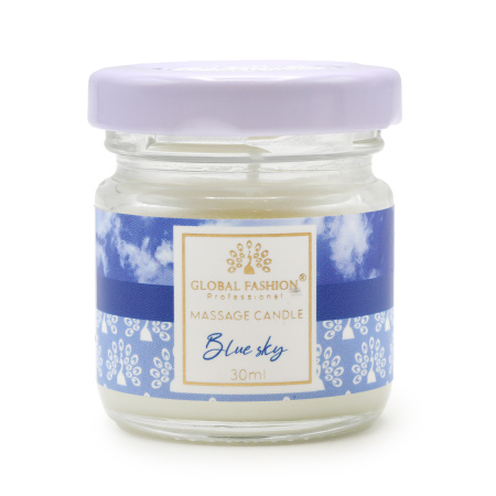 Massage candle Global Fashion, 30 ml, Blue sky