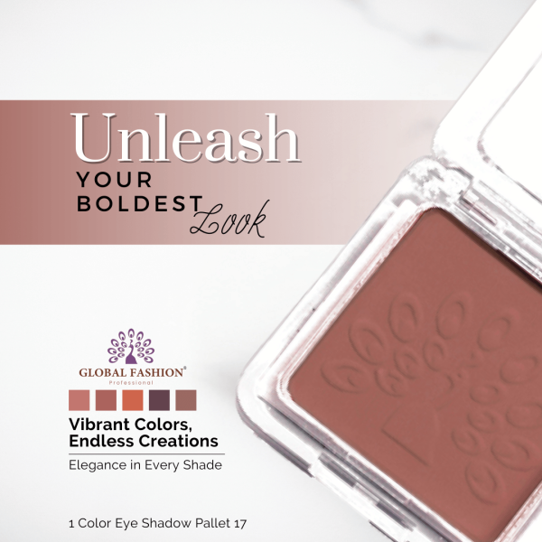 Global Fashion single eyeshadow preview matte shimmer finish ظلال عيون