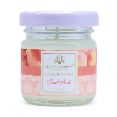 Massage candle Global Fashion, 30 ml, Sweet Peach