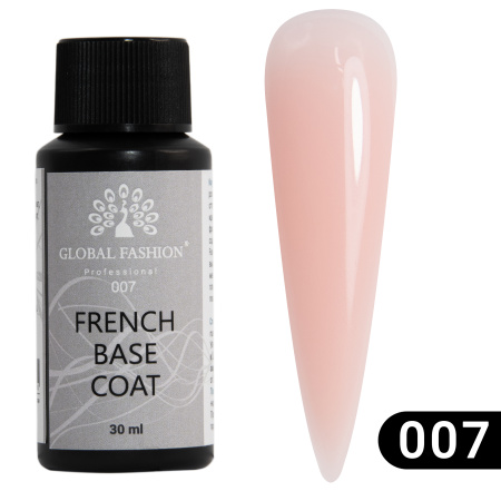 Rubber base for gel polish french 07, Global Fashion 30 ml