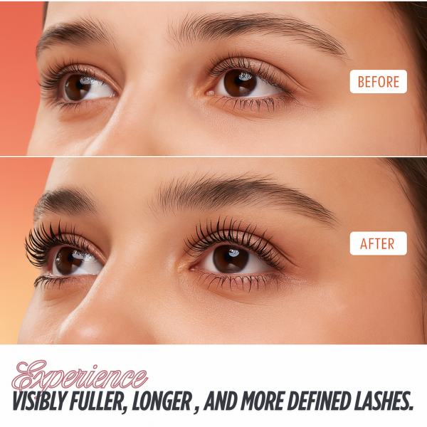 XXL black waterproof mascara volume length curl lashes ماسكارا سوداء مقاومة للماء