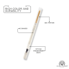 Colored gel eyeliner close up ultra fine tip no tug glide ايلاينر ملون لقطة مقربة