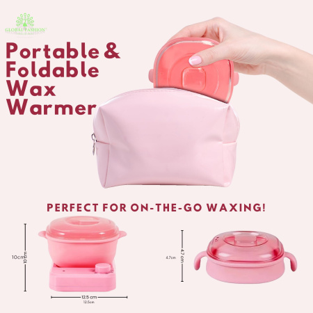 Electric Wax Warmer for Hair Removal Fast Heating | Black Wax Heater Close Up - Hair Removal Machine Detail UAE GCC | جهاز شمع صورة مقربة