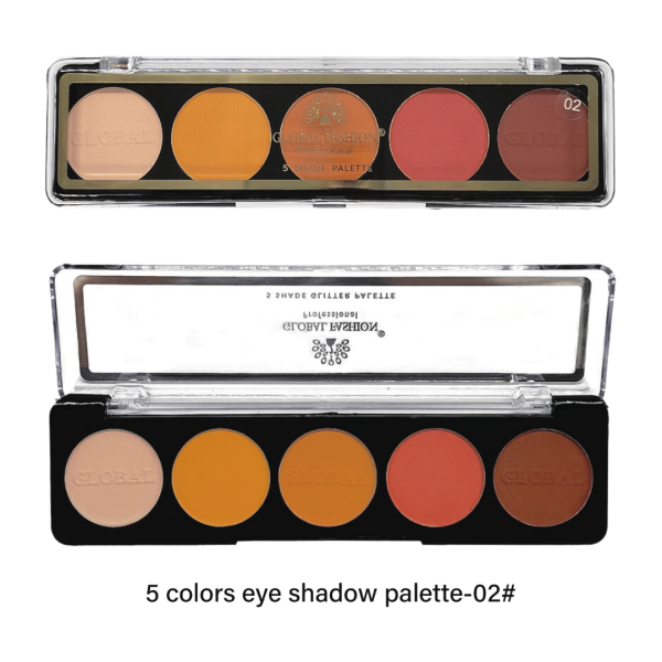 Global Fashion eyeshadow palette preview matte shimmer finish باليت ظلال عيون
