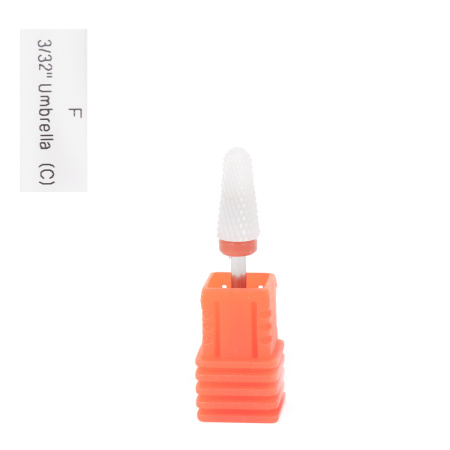 Ceramic tip, rounded cone, with red notch, Umbrella