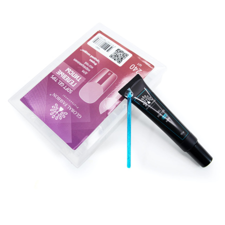 Brush On Nail Glue Close Up - Professional Nail Adhesive for False Nails | غراء الأظافر صورة مقربة