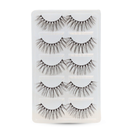3D false eyelashes close up soft fluffy strip lashes رموش صناعية لقطة مقربة
