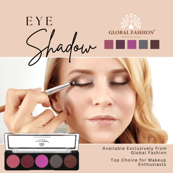 Global Fashion eyeshadow palette preview matte shimmer finish باليت ظلال عيون
