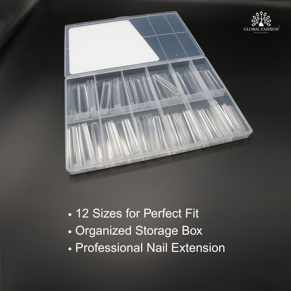 Full Cover Gel Tips 120pcs – Clear Nail Extensions | Square Nail Extension Tips Gel Forms Kit | اطراف اظافر
Full Cover Gel Tips 120pcs – Clear Nail Extensions | Square Dual Nail Forms Reusable Extensions | اظافر صناعية