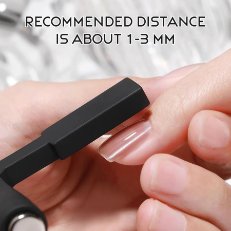 Global Fashion 5 in 1 Multifunctional Nail Magnet Black – Professional Cat Eye Nail Tool
