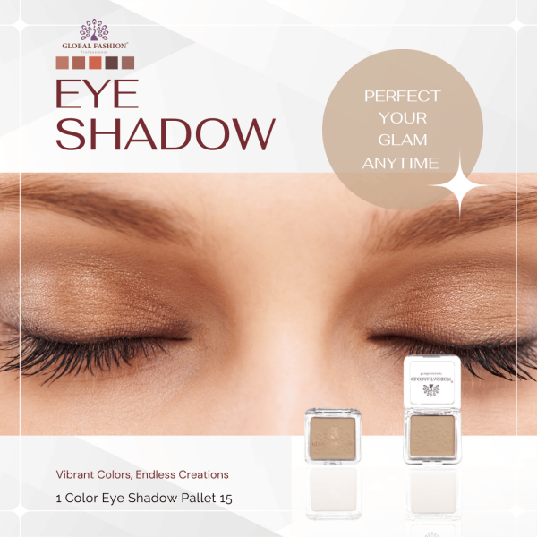 Global Fashion single eyeshadow preview matte shimmer finish ظلال عيون