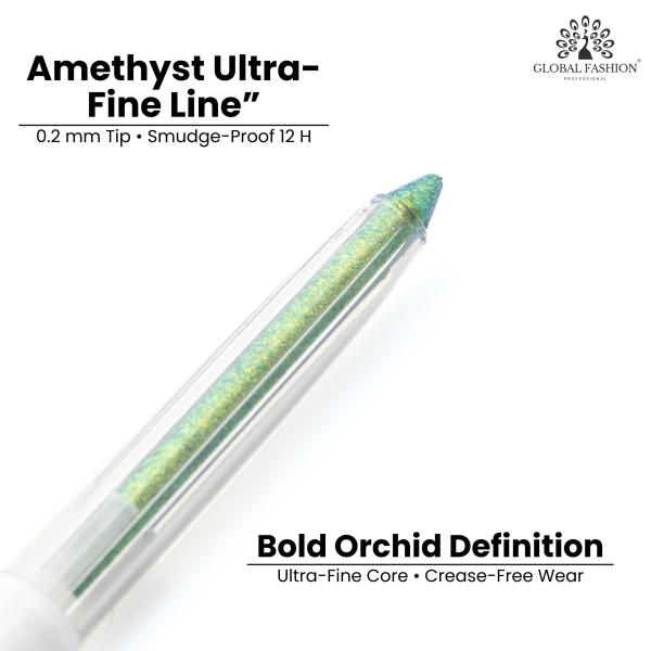 Waterproof gel eyeliner pen 0.3g precision tip smudge proof ايلاينر جل مقاوم للماء