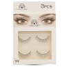 False eyelashes close up fluffy natural reusable strips رموش صناعية لقطة مقربة