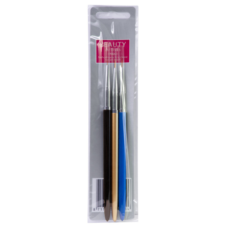 Set of design brushes 3 pcs