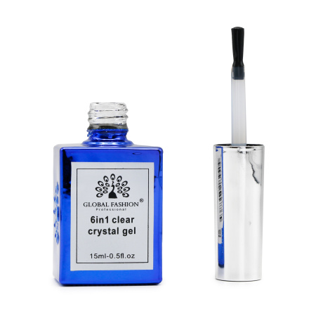Crystal Builder Gel – 15ml & 15gr | Global Fashion | Professional Nail Builder Gel | جل بيلدر كريستال احترافي
