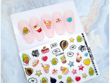 Smooth self-adhesive sticker ST CW 3