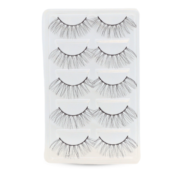 3D wispy false eyelashes reusable natural look fluffy lashes رموش صناعية طبيعية