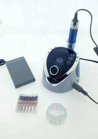 Manicure and pedicure machine GF-616, 50000 rpm, 80w, blue