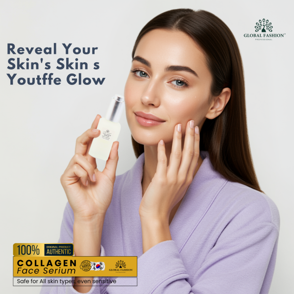 Advanced Collagen Face Serum – Firming & Hydrating Face Serum Bottle 50ml - Anti Aging Hydrating Skincare Serum UAE GCC | سيروم للوجه